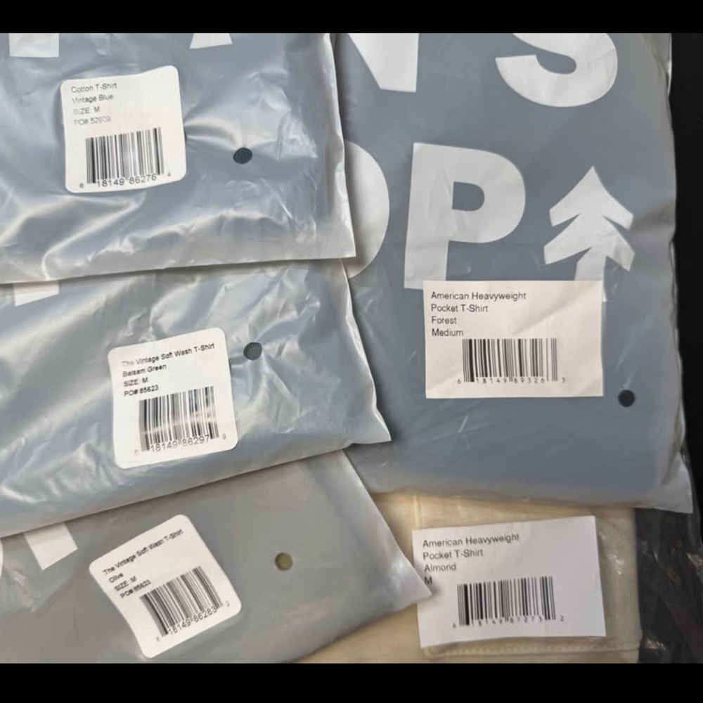 American Heavyweight Pocket and Vintage Soft T-Shirts